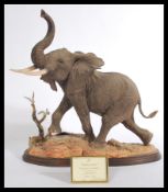 A Country Artists ' Guardian of the Herd ' by Barry Price limited edition sculpture / modelled as