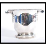 A good silver plated twin handled Champagne / Ice