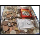 A good collection of English and American coins dating from the early 18th century to include many