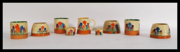 A group of vintage 20th century Clarice Cliff item