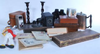 A dealers lot to include 19th century mahogany wor