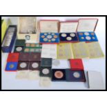 A large collection of pre decimal coins including 18th and 19th century examples comprising of cased