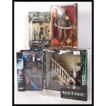 THE MATRIX RELOADED SET BY MCFARLANE TOYS AND OTHER BOXED FIGURES