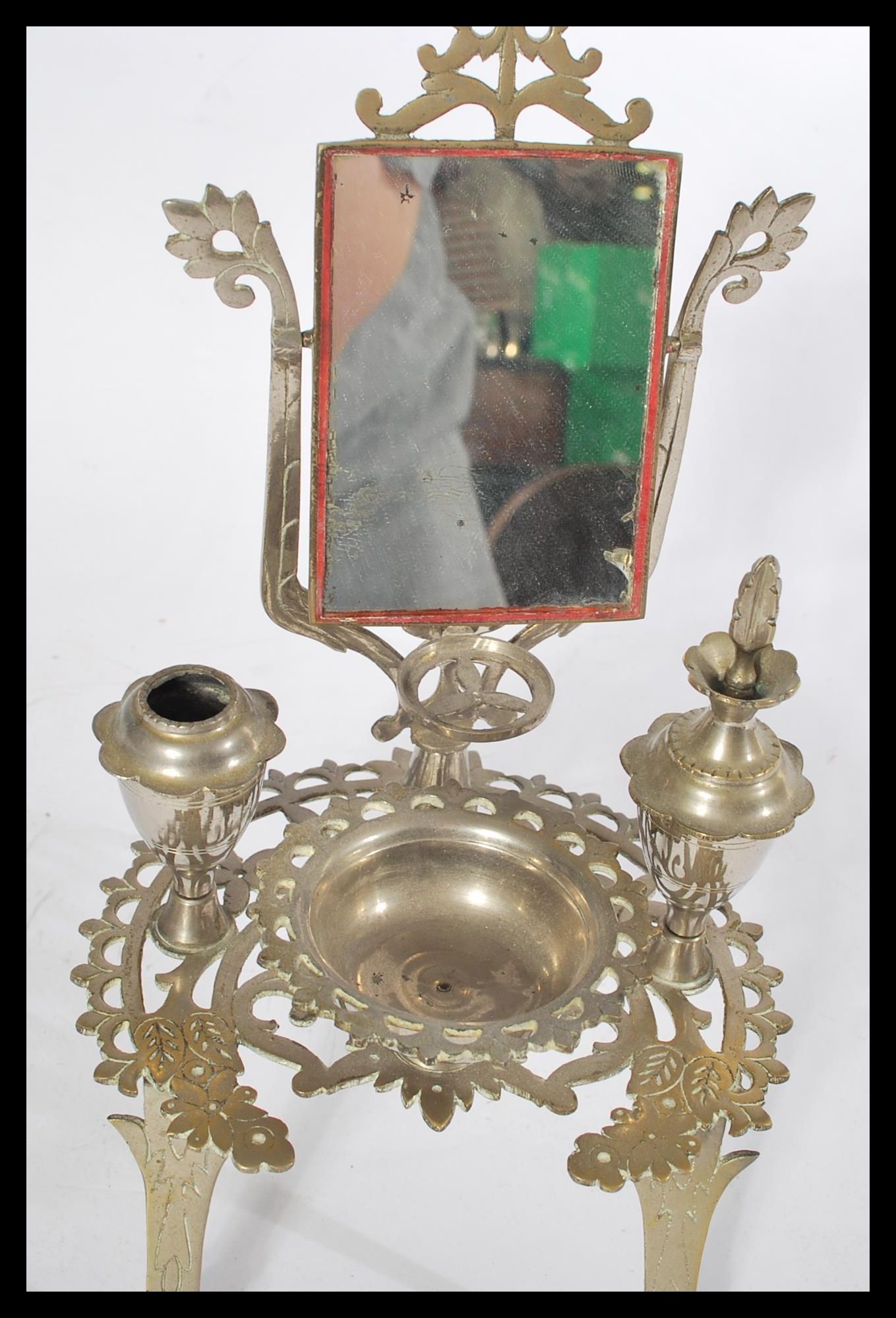 An apprentice piece silver plated dressing table i - Image 5 of 5