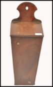 A 19th century Georgian solid cuban mahogany candl