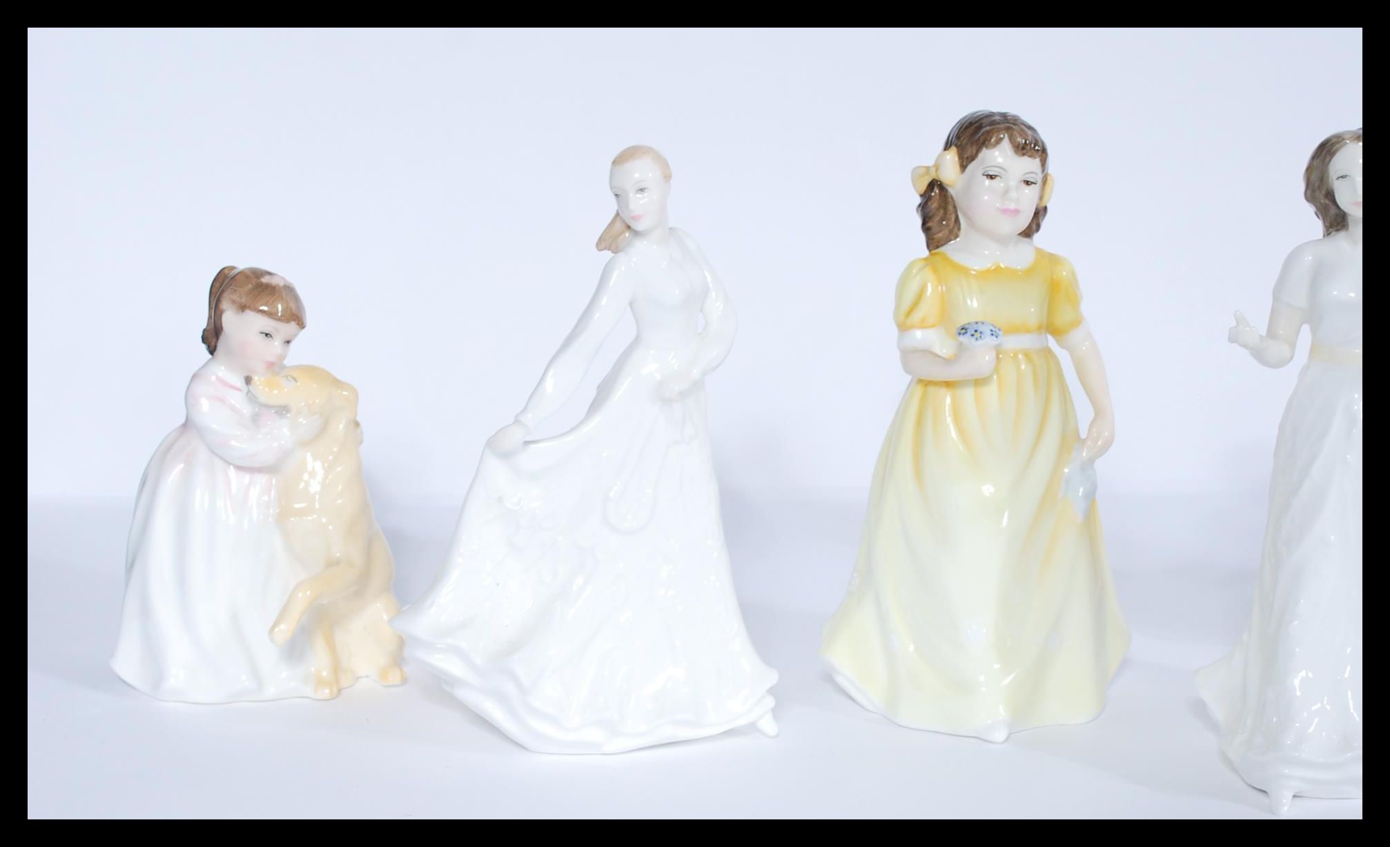 A group of Royal Doulton figures to include Pretty Ladies Alice HN4787 boxed with certificate 284/ - Image 6 of 13