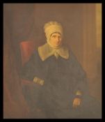 A 19th century English school portrait study - oil