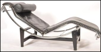 After Le Corbusier , Pierre Jeaneret and Charlotte Perriand - A Cassina style LC4 lounger / chaise