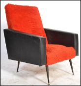 After Pierre guariche - G10 style 1960's two tone type wedge chairs in geometric form with