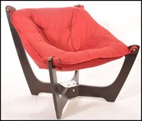 Odd Knutsen - Luna chair - A retro style bucket chair / tub / sling armchair comprising of a candy