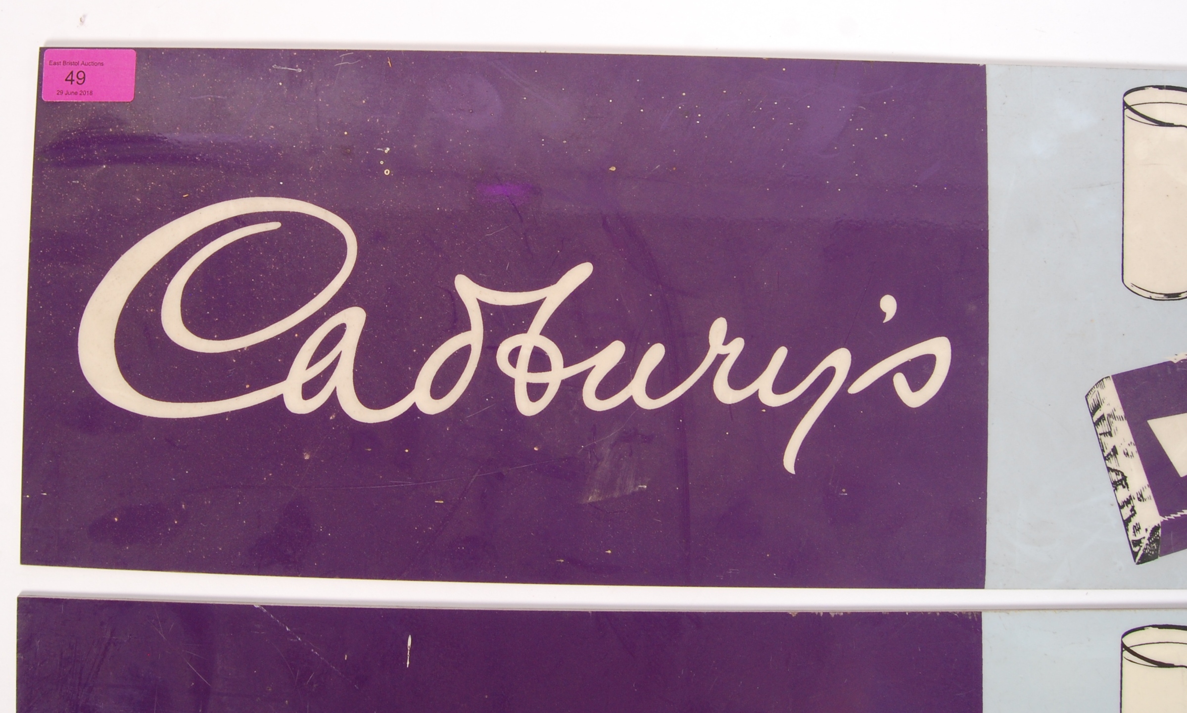 Cadbury's - A pair of vintage early 20th century Cadbury 's advertising point of sale shop display - Image 2 of 3