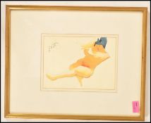 Dick Boulton ( Artist & Sculptor ) - A 20th Century abstract watercolour and pencil on artist stock,