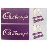 Cadbury's - A pair of vintage early 20th century Cadbury 's advertising point of sale shop display