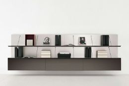 B&B Italia - Pab collection ( 2005 ) - Studio Kairos - A contemporary minimalist shelving wall