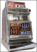 An original 1960's Riviera Jubilee ' Mini Maxi ' one arm bandit coin operated fruit machine. The