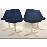 Arkana - Maurice Burke - Model 115 - A retro mid Century set of four original tulip chairs having