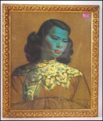 Vladimir Tretchikoff - The Chinese Girl - A mid 20th Century retro vintage print of the painting