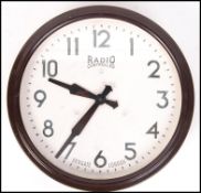 Newgate London manufactured - A mid 20th Century station wall clock having a numerical dial and