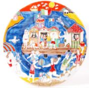 Giovanni DeSimone - An Italian 20th Century retro vintage large decorative wall charger / plate