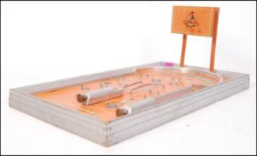 Samud Le Basket - A French retro vintage 20th century table pinball game made with aluminium and