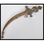 A 19th century Spamsih small decorative letter ope