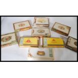 A collection of 20th century Cuban cigar boxes / c