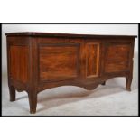 A 19th Century French elm top coffer - blanket box