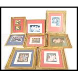 A group of Beryl Cook framed and glazed prints mos