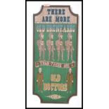 A vintage style wooden sign reading ' there are mo