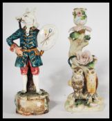 Two 19th century Victorian ceramic figurines to in
