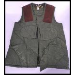 An original Barbour ghillie / gilet jacket coat in