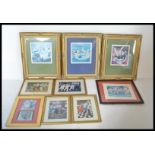 A group of Beryl Cook framed and glazed prints mos