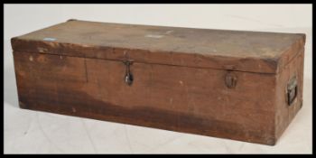 A vintage mid 20th Century Master Brand Salmen carpenters tool box, the tool box with a selection of