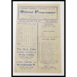 War Time Football Program - Chelsea Football & Athletic Co Ltd Official Program for Chelsea v