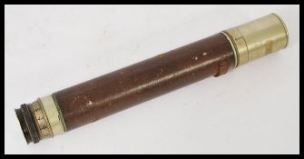 A WW2 Second World War C1944 Ottway And Sons sighting scope telescope no 6478. Measures 24cm long.