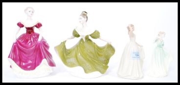 A group of ceramic figures to include Coalport Ladies Of Fashion Flair, Coalport Congratulations,