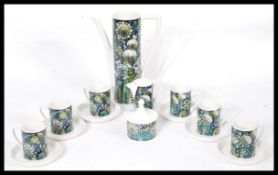 Susan William Ellis - Portmeirion - A 1960s Magic Garden pattern coffee set comprising totem