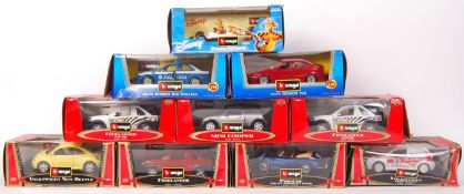 COLLECTION OF 1:24 SCALE BURAGO PRECISION DIECAST MODELS