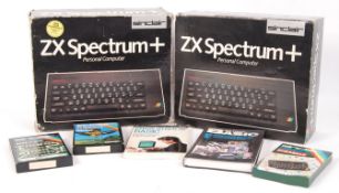 BOXED VINTAGE ZX SPECTRUM PERSONAL COMPUTERS & ACCESSORIES