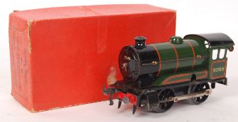 VINTAGE HORNBY 0 GAUGE CLOCKWORK TRAINSET LOCOMOTIVE