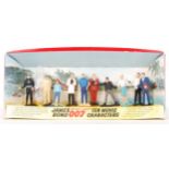 GILBERT JAMES BOND TEN MOVIE CHARACTER ACTION FIGURE SET