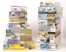 ASSORTED VINTAGE MILTIARY AIRCRAFT BOXED MODEL KITS