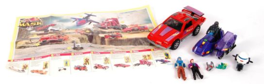 VINTAGE 1980'S KENNER MASK ACTION FIGURES & VEHICLES