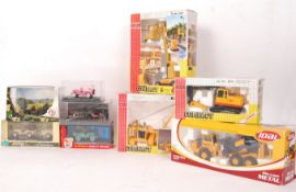 JOAL DIECAST MODEL CONSTRUCTION VEHICLES AND ASSORTED 1:43 SCALE JEEPS