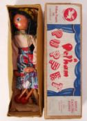 EARLY BOXED VINTAGE PELHAM PUPPET ' MEXICAN GIRL '