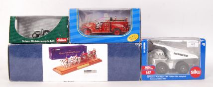 ASSORTED BOXED DIECAST MODEL VEHICLES - SCHUCO , CORGI AND SIKU