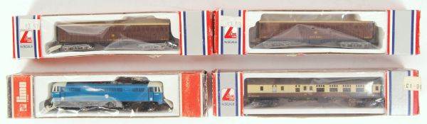 LIMA RAILWAYS N GAUGE RAILWAY TRAINSET LOCOMOTIVE & CARRIAGES