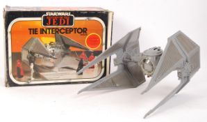 VINTAGE STAR WARS TIE INTERCEPTOR VEHICLE BOXED