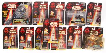 HASBRO STAR WARS EPISODE I CARDED ACTION FIGURES & RELATED