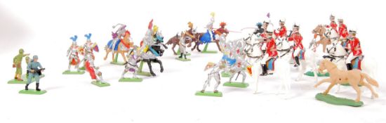 BRITAINS DEETAIL MODEL SOLDIERS AND KNIGHTS.